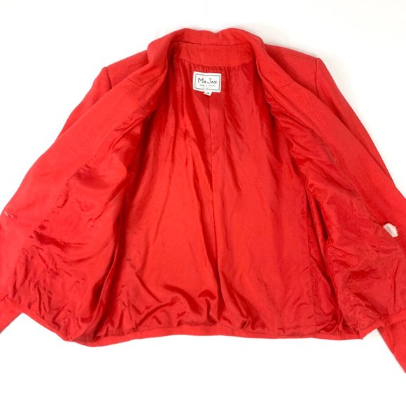 3/$30 Mr. Jax Red Blazer Dress Jacket - Picture 7 of 12